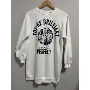 Zara Disney Collab Teens Women Sweater Pullover Minnie Oversize Relaxed Sz 13/14